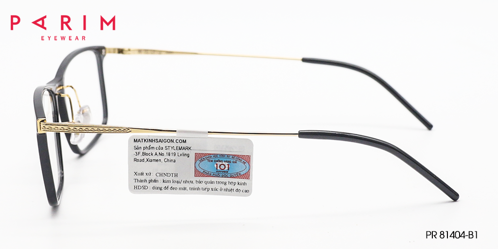 Gọng Kính Parim PR81404 B1 - Hình 3
