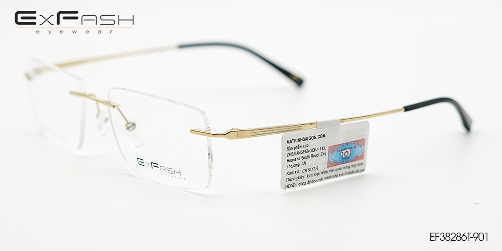 Gọng Kính B-Titanium Exfash EF38286T-901 - Hình 5