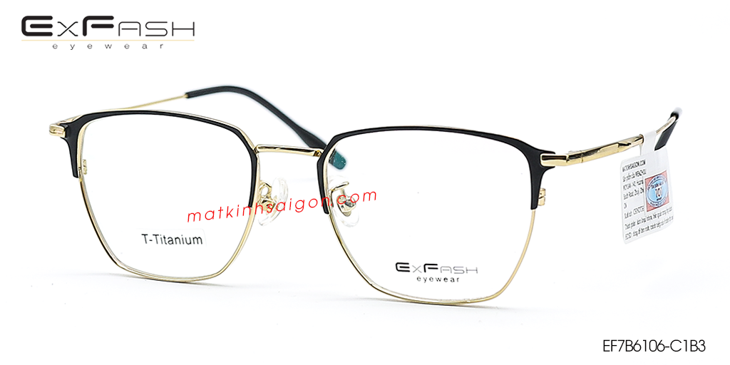 Gọng Kính B-Titanium Exfash EF7B6106-C1B3