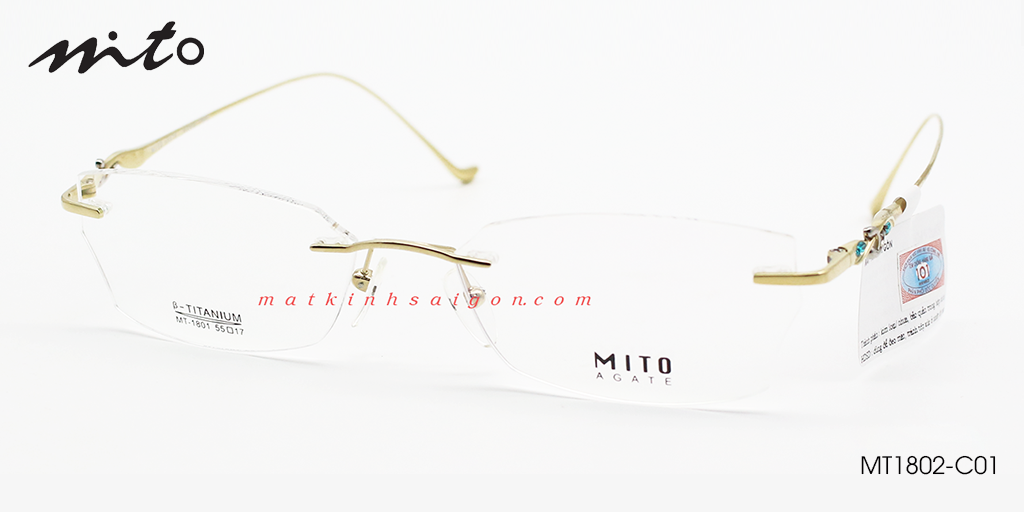 Gọng Kính Khoan MITO MT1802_C01