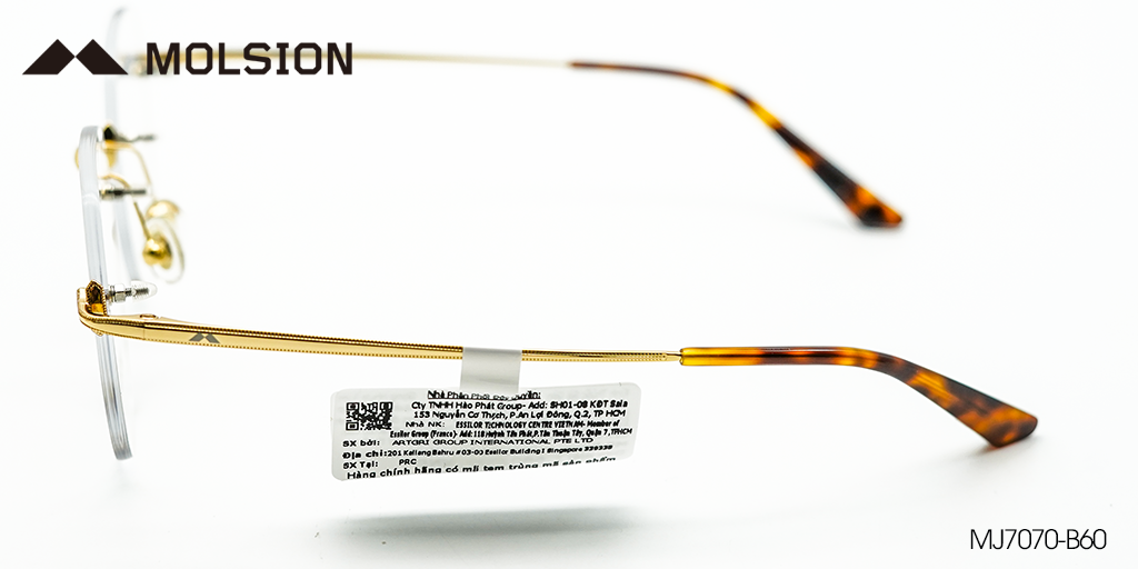 GỌNG KÍNH MOLSION MJ7070 B60 - Hình 5