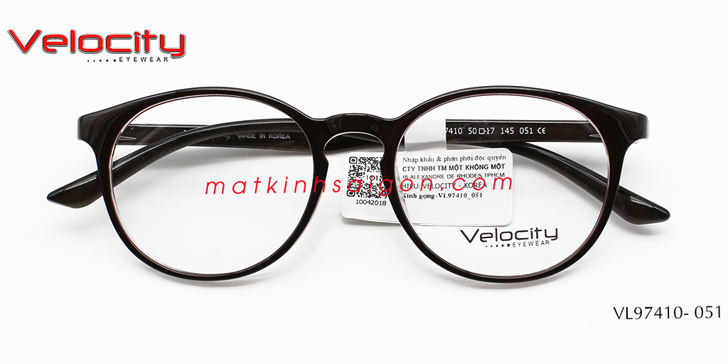 GỌNG KÍNH NHỰA VELOCITY VL97410- 051 - Hover