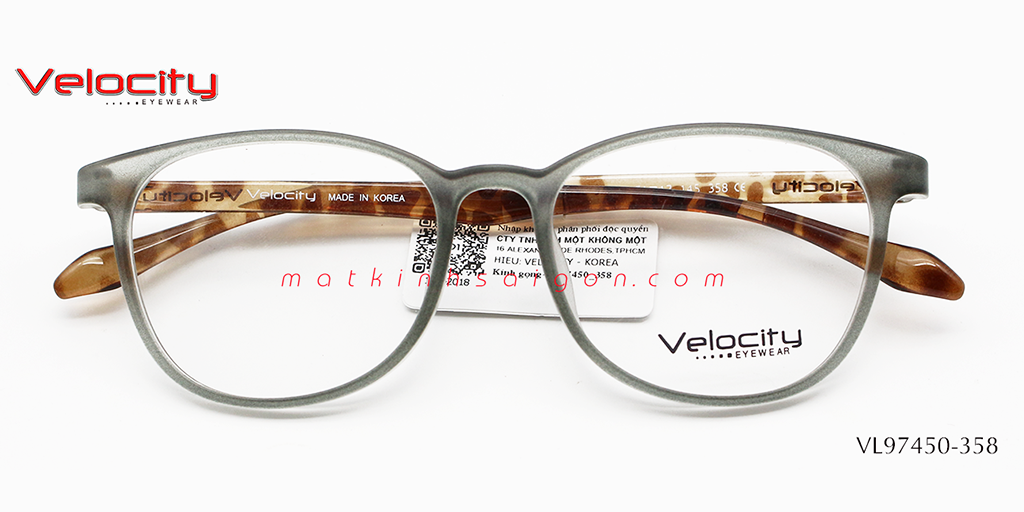 GỌNG KÍNH NHỰA NỮ VELOCITY VL97450-358 - Hover