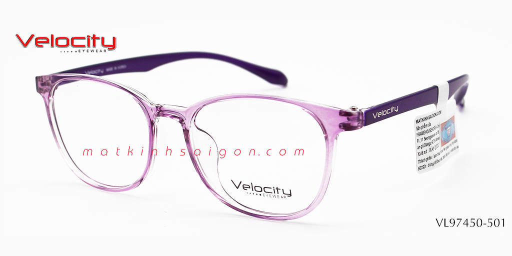 GỌNG KÍNH NHỰA NỮ VELOCITY VL97450-501