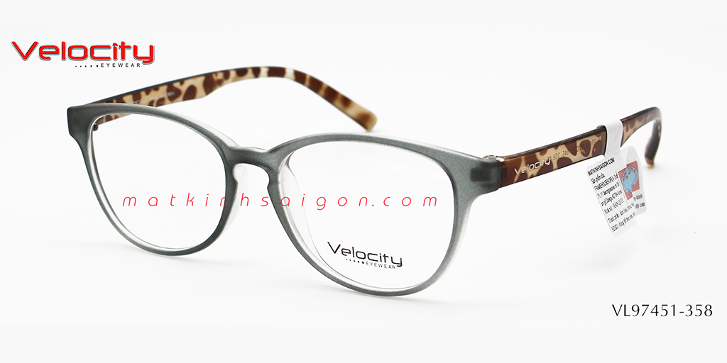 GỌNG KÍNH NHỰA NỮ VELOCITY VL97451-358