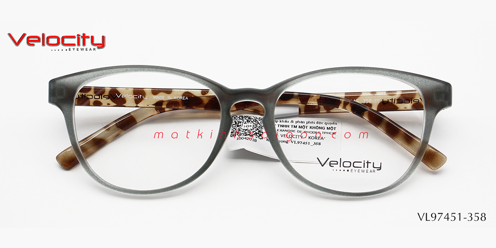 GỌNG KÍNH NHỰA NỮ VELOCITY VL97451-358 - Hover
