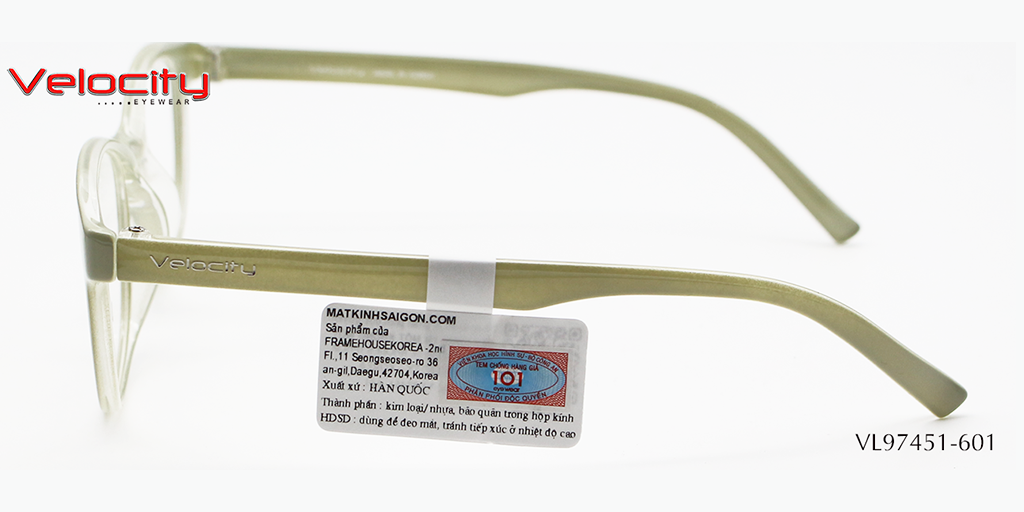 GỌNG KÍNH NHỰA NỮ VELOCITY VL97451-601 - Hình 5