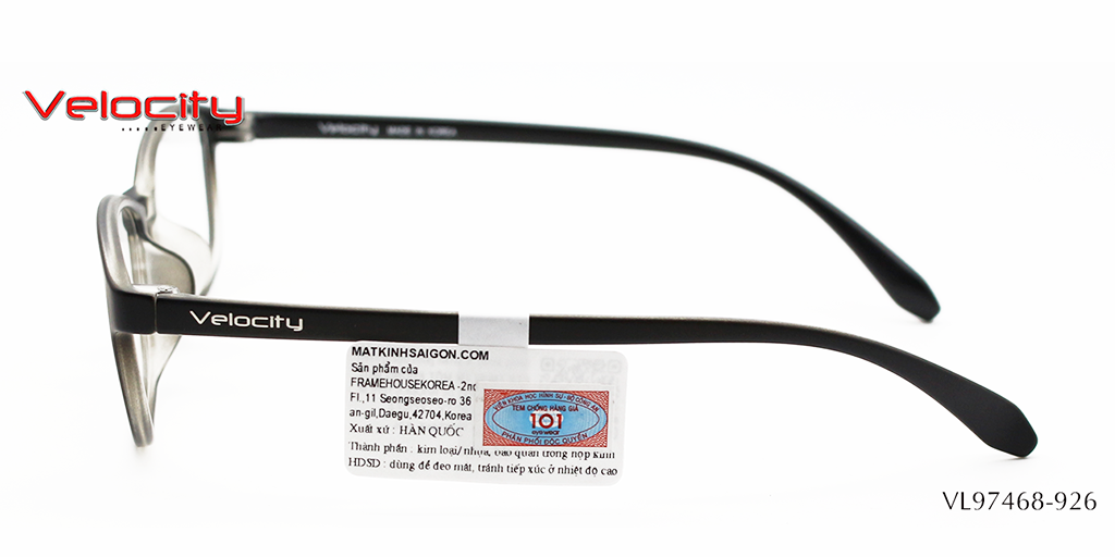 GỌNG KÍNH NHỰA NỮ VELOCITY VL97468-926 - Hình 5