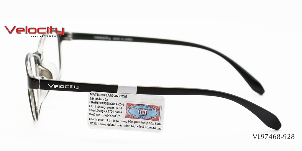 GỌNG KÍNH NHỰA NỮ VELOCITY VL97468-928 - Hình 5