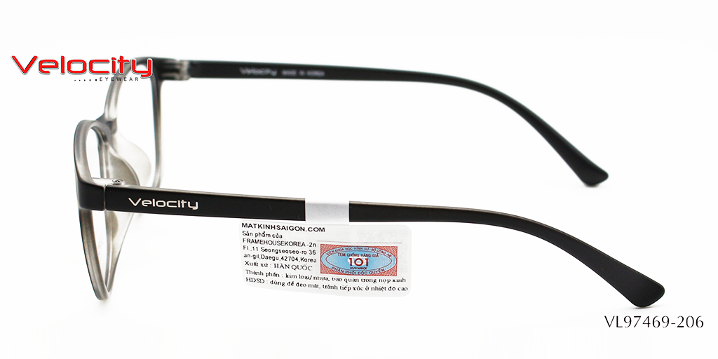 GỌNG KÍNH NHỰA NỮ VELOCITY VL97469-206 - Hình 5