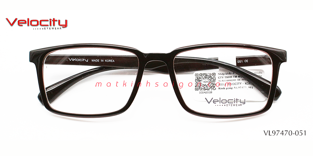 GỌNG KÍNH NHỰA VELOCITY VL97470-051 - Hover