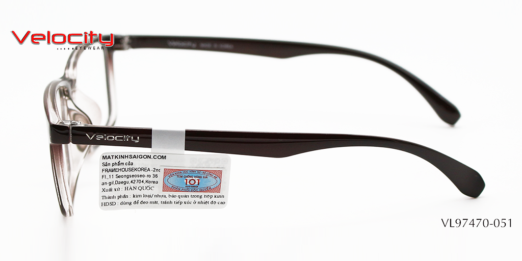 GỌNG KÍNH NHỰA VELOCITY VL97470-051 - Hình 5