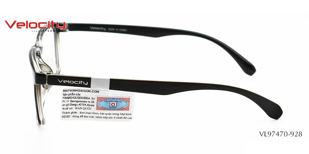 GỌNG KÍNH NHỰA VELOCITY VL97470-928 - Hình 5