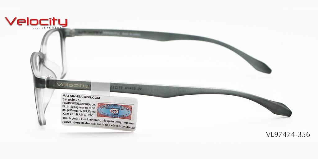 GỌNG KÍNH NHỰA VELOCITY VL97474-356 - Hình 5