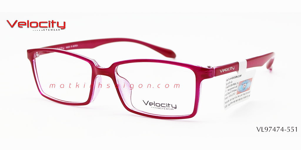 GỌNG KÍNH NHỰA VELOCITY VL97474-551