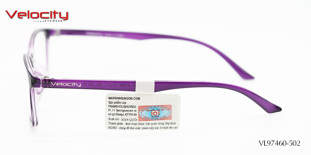 GỌNG KÍNH NHỰA VELOCITY VL97460-502 - Hình 5