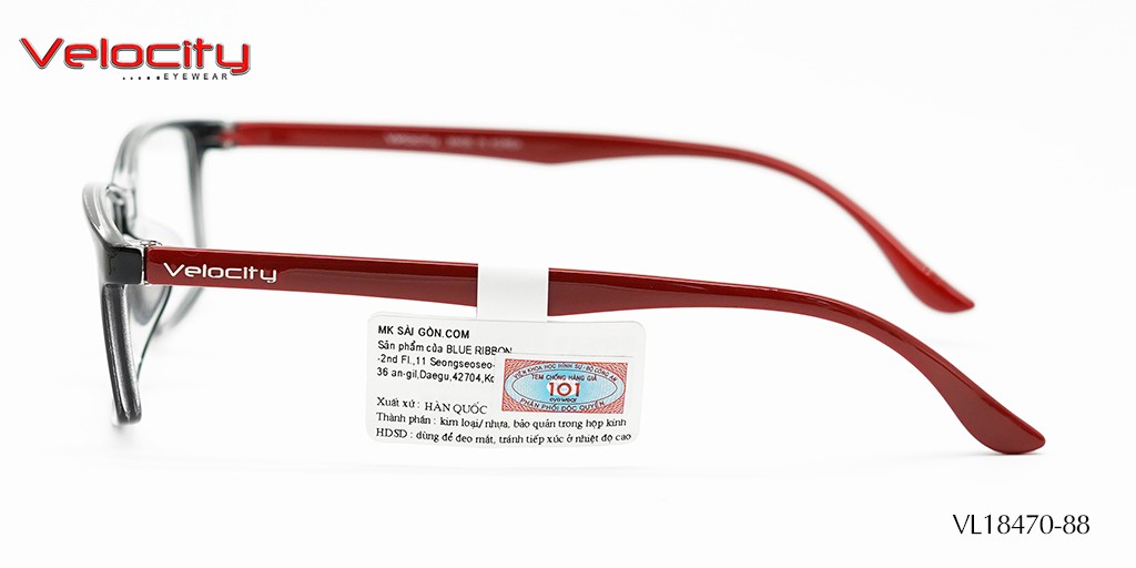 GỌNG KÍNH NHỰA VELOCITY VL18470-88 - Hình 5