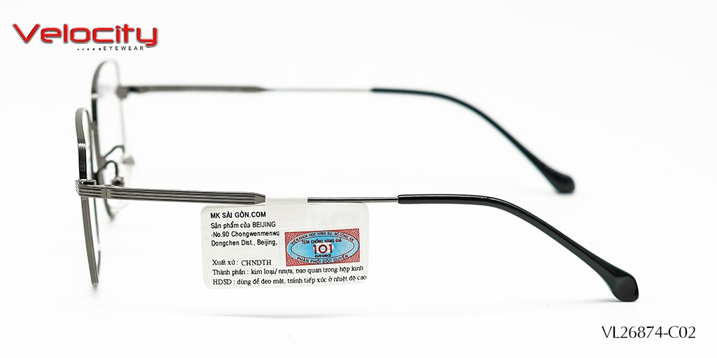 GỌNG KÍNH HỢP KIM VELOCITY VL26874-C02 - Hình 5