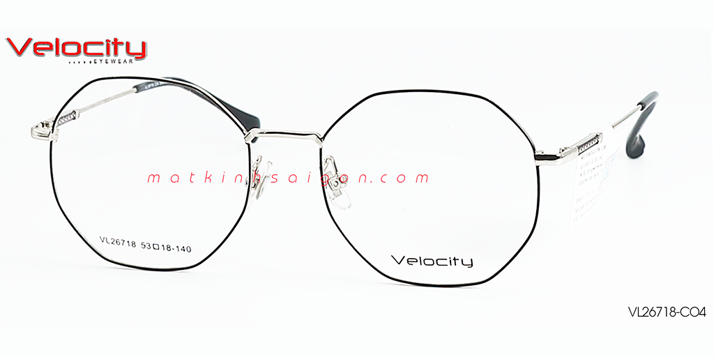 GỌNG KÍNH HỢP KIM VELOCITY VL26718-CO4