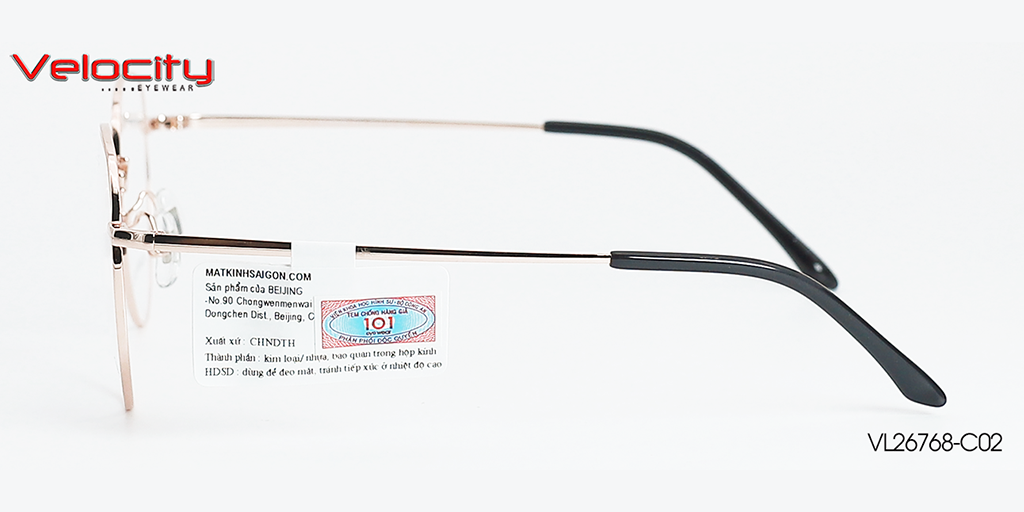 GỌNG KÍNH HỢP KIM VELOCITY VL26768-C02 - Hình 5
