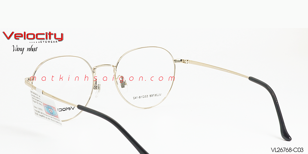 GỌNG KÍNH HỢP KIM VELOCITY VL26768-C03 - Hình 4