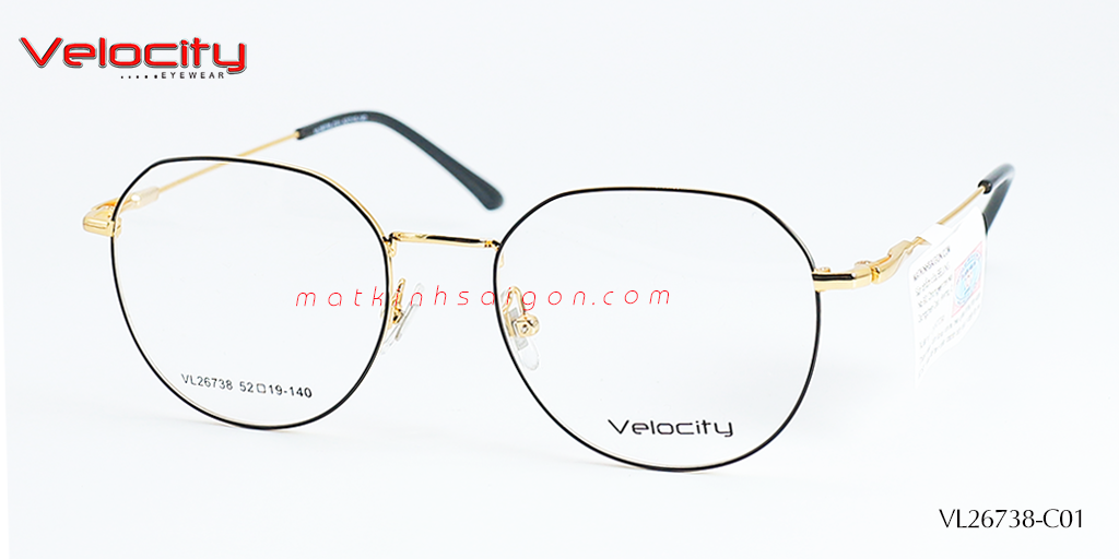 GỌNG KÍNH HỢP KIM VELOCITY VL26738-C01