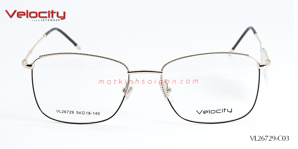 GỌNG KÍNH HỢP KIM VELOCITY VL26729-C03 - Hình 3