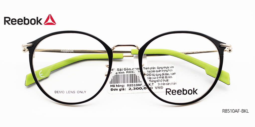 Gọng Kính Nữ Nhựa Hợp Kim Reebok R8510AF-BKL - Hover