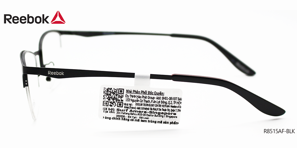 Gọng Kính Hợp Kim Reebok R8515AF-BLK - Hình 5