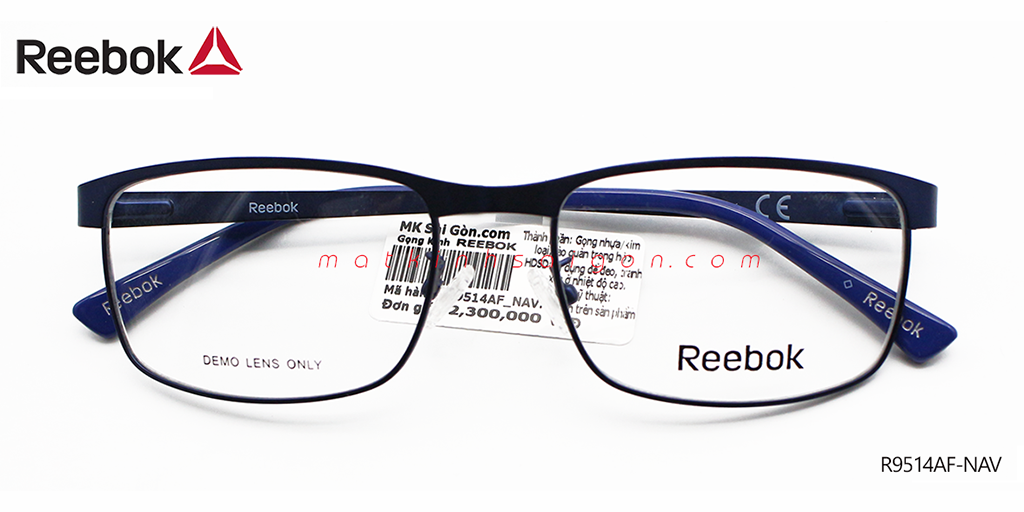 Gọng Kính Hợp Kim Reebok R9514AF-NAV - Hover
