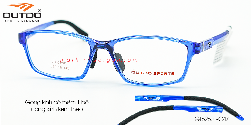 Gọng Kính Nhựa TR90 OUTDO GT62601 C47