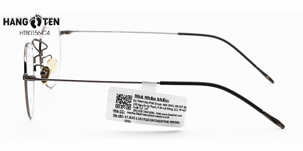 Gọng Kính Hợp Kim HangTen HT10168 C4 - Hình 5