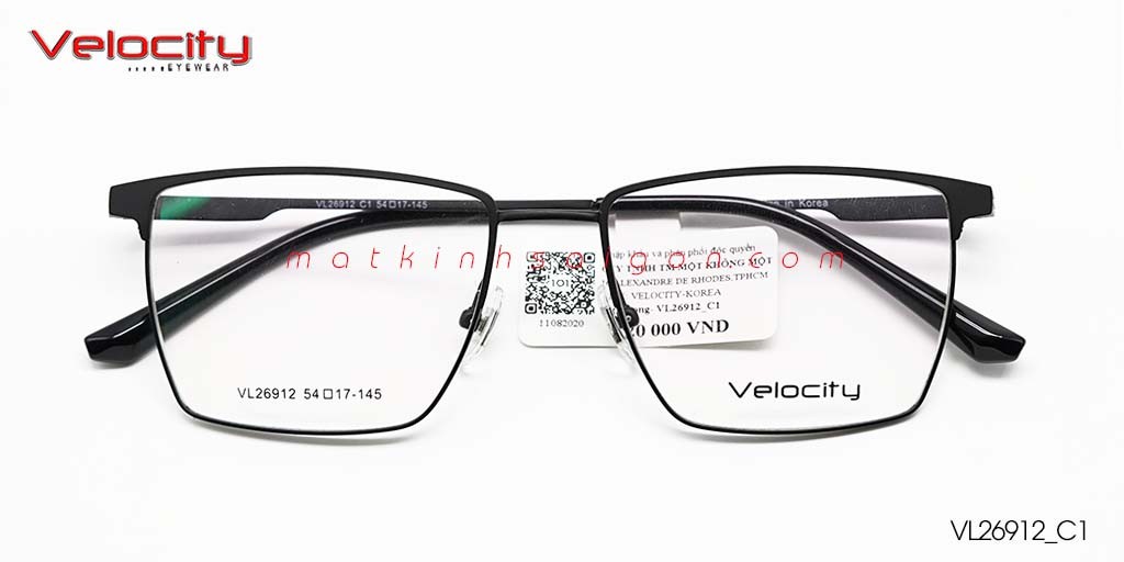 GỌNG KÍNH HỢP KIM VELOCITY VL26912_C1 - Hover