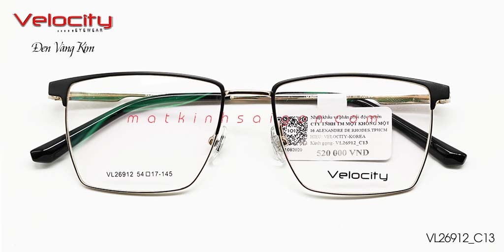 GỌNG KÍNH HỢP KIM VELOCITY VL26912_C13 - Hover