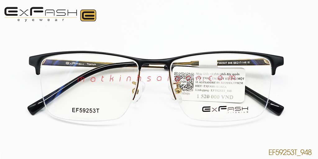 GỌNG KÍNH HỢP KIM EXFASH EF59253T_948 - Hover