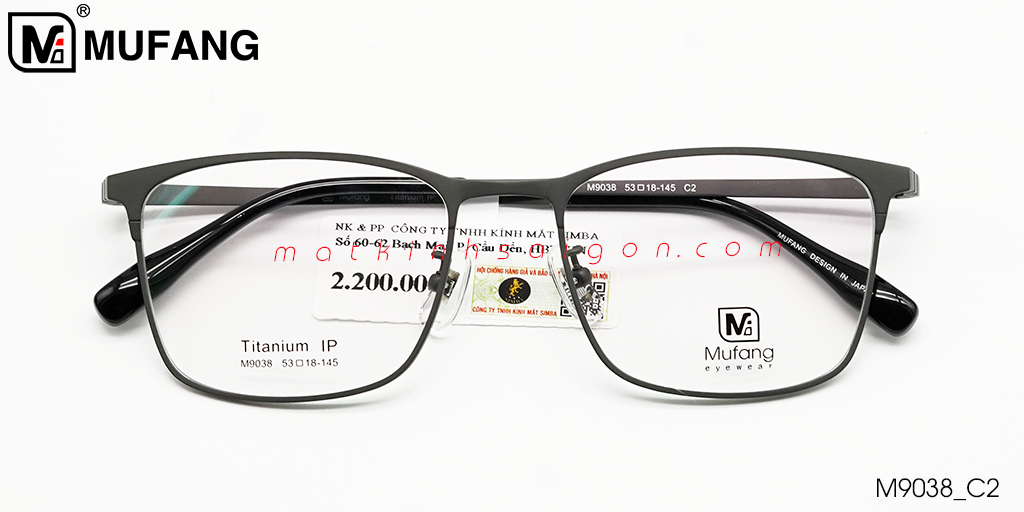 Gọng Kính B-Titanium Mufang M9038 C2 - Hover