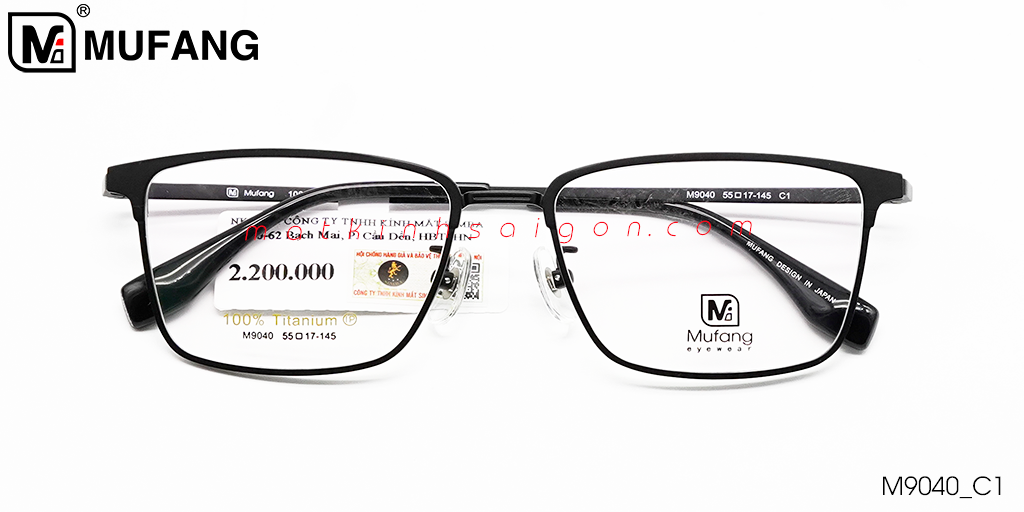 Gọng Kính B-Titanium Mufang M9040 C1 - Hover