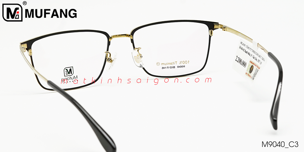 Gọng Kính B-Titanium Mufang M9040 C3 - Hình 4