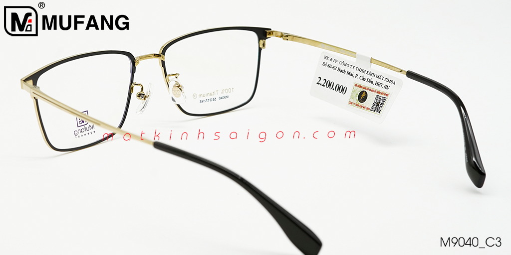 Gọng Kính B-Titanium Mufang M9040 C3 - Hình 5