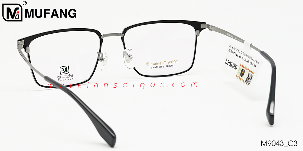 Gọng Kính B-Titanium Mufang M9041 C3 - Hình 4