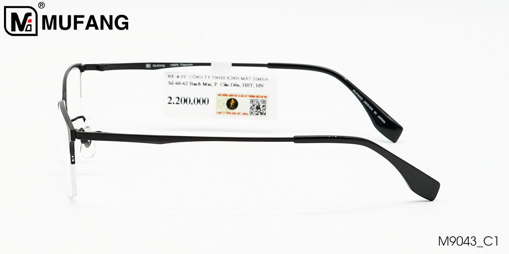 Gọng Kính B-Titanium Mufang M9043 C1 - Hình 5