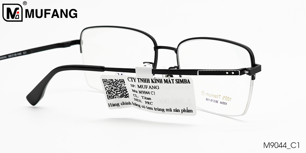 Gọng Kính B-Titanium Mufang M9044 C1 - Hình 5