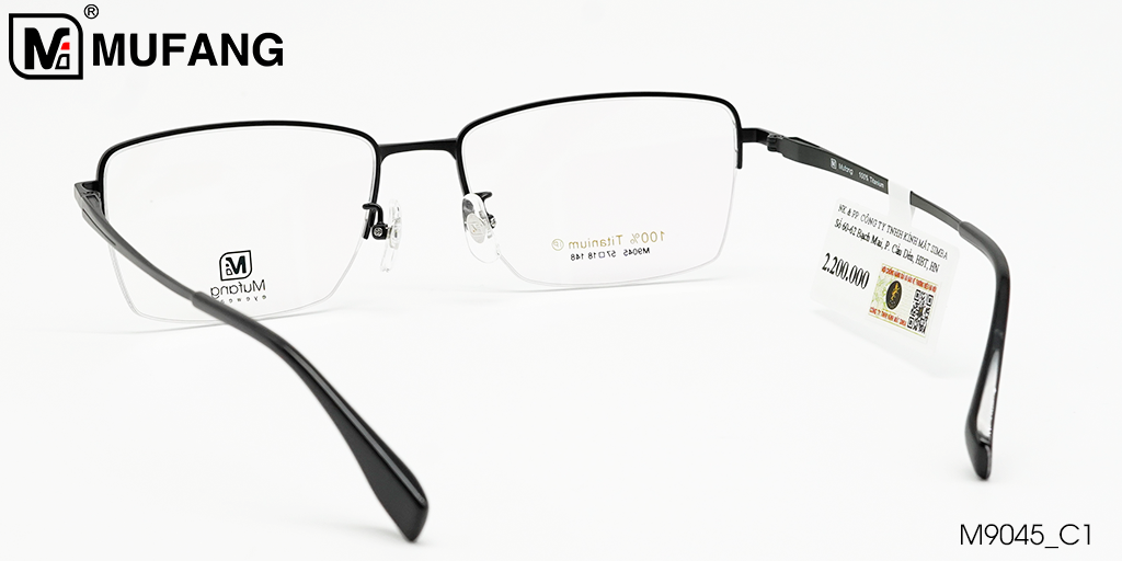 Gọng Kính B-Titanium Mufang M9045 C1 - Hình 4