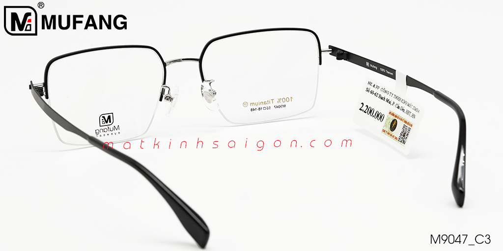 Gọng Kính B-Titanium Mufang M9047 C3 - Hình 5