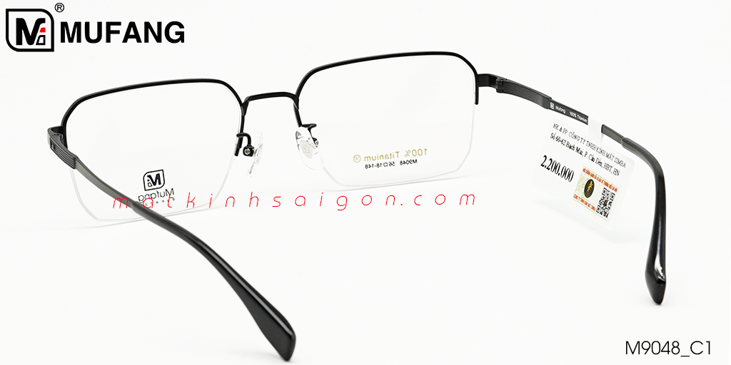 Gọng Kính B-Titanium Mufang M9048 C1 - Hình 5