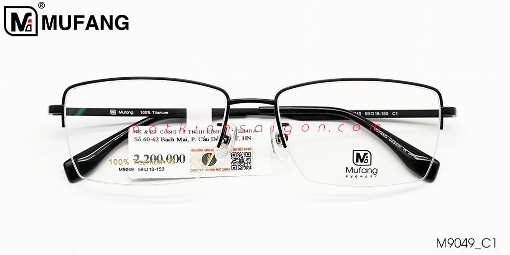 Gọng Kính B-Titanium Mufang M9049 C1 - Hover