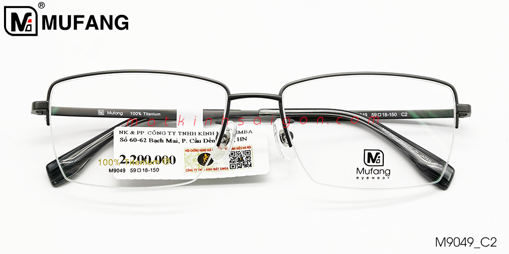 Gọng Kính B-Titanium Mufang M9049 C2 - Hover