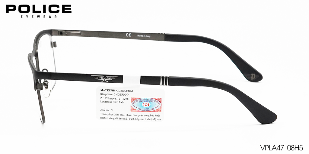 GỌNG KÍNH POLICE VPLA47 08H5 - Hình 6