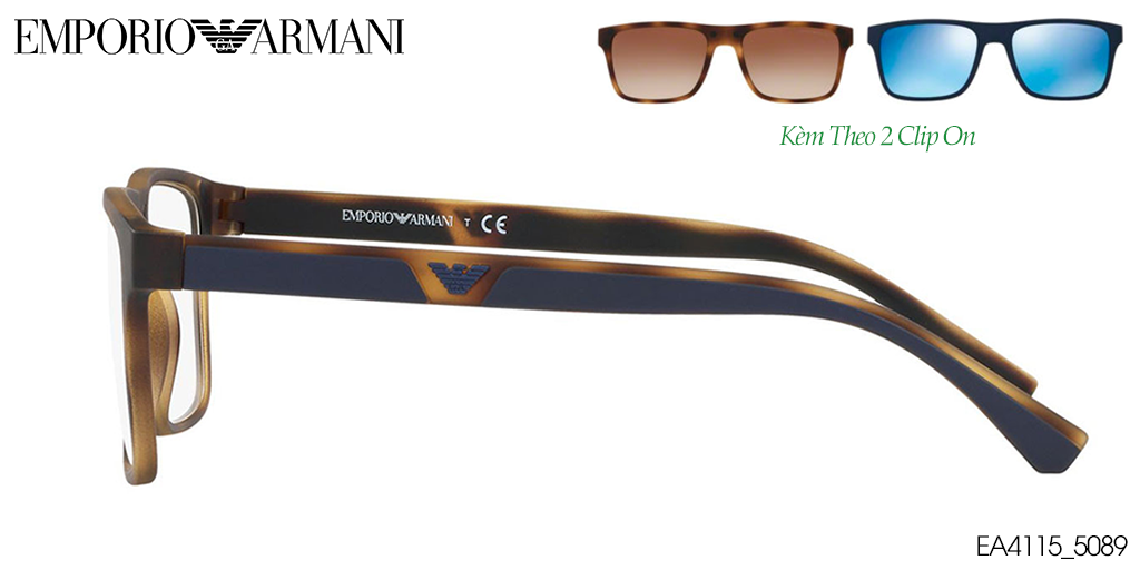 GỌNG KÍNH CLIP_ON EMPORIO ARMANI EA4115 5089 - Hình 9