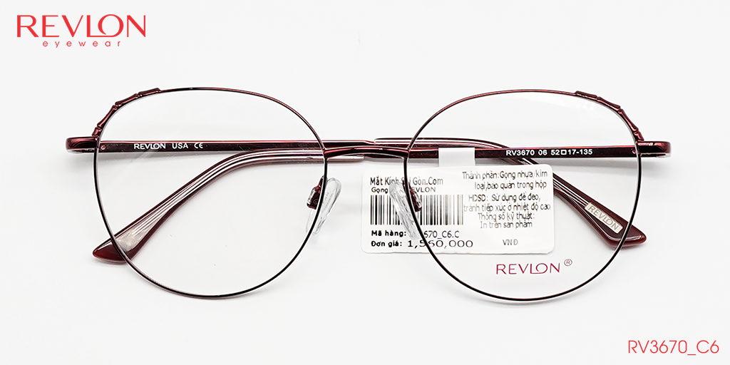 GỌNG KÍNH HỢP KIM REVLON RV3670 C6 - Hover